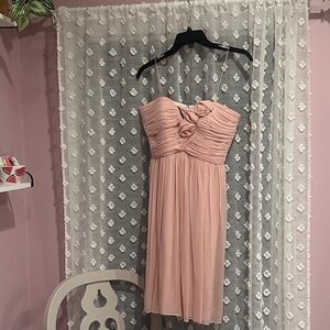 Donna Morgan Strapless Pink Dress